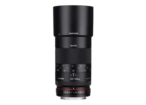 Samyang 100mm F2.8 ED UMC MACRO, Objektiv med fast fokus, 15/12, Sony E