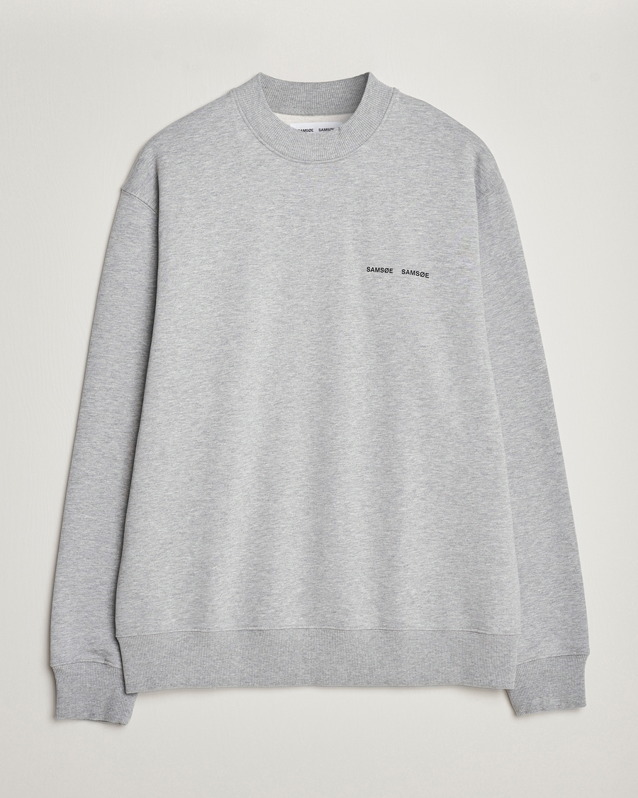 Samsøe Samsøe Norsbro Crew Neck Sweatshirt Grey Melange
