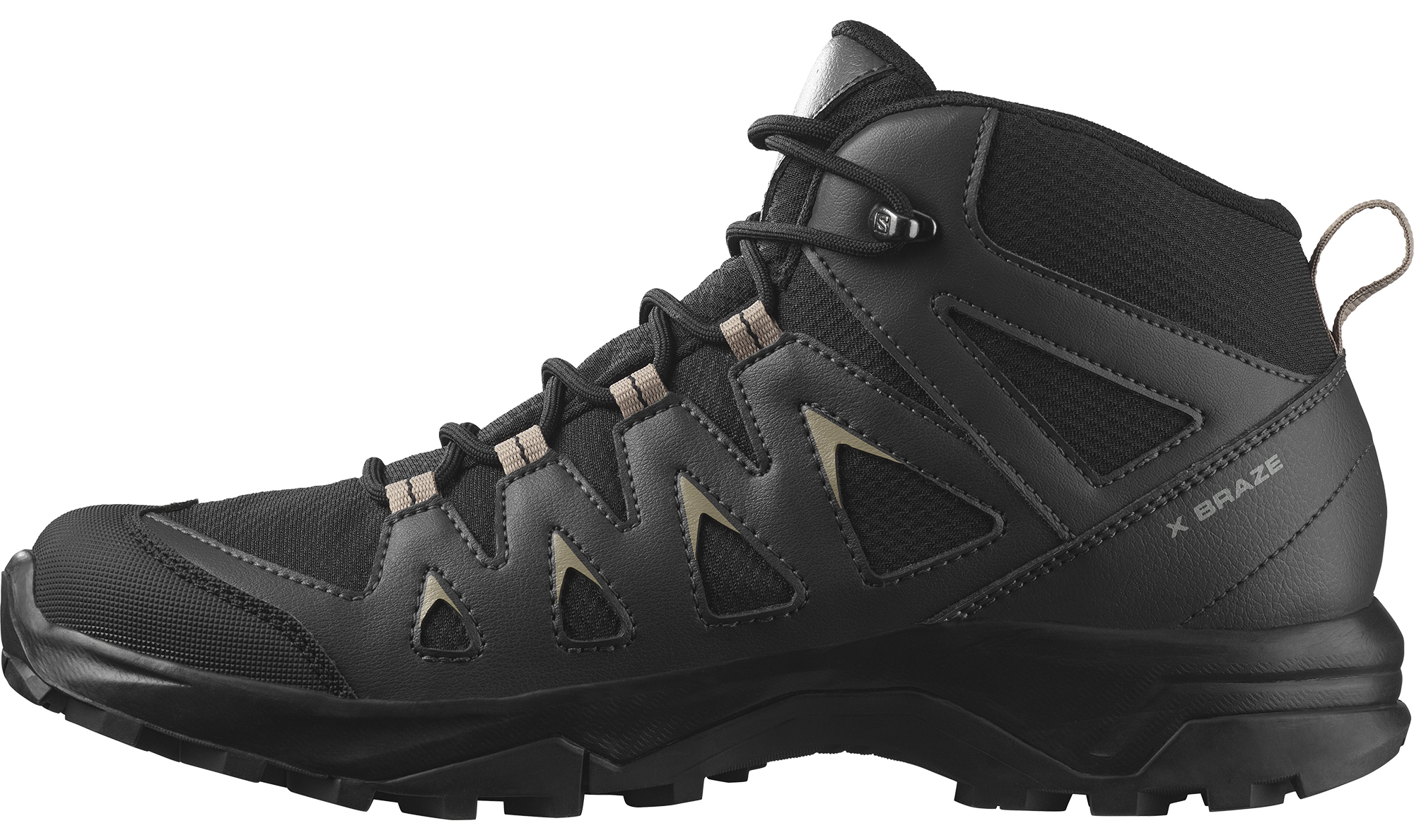 X Braze Mid GTX Herre Black/Phantom/Vintage Khaki
