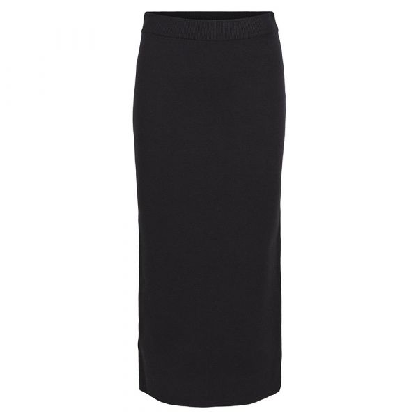 Object Reynard Midi Skirt Preto S Mulher