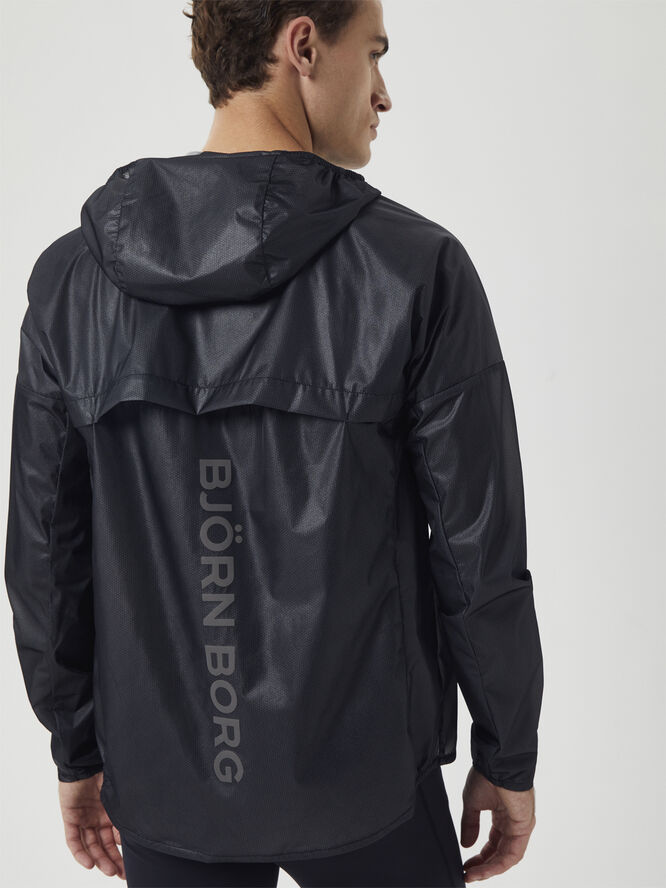 Björn Borg BORG RUNNING JACKET Black beauty