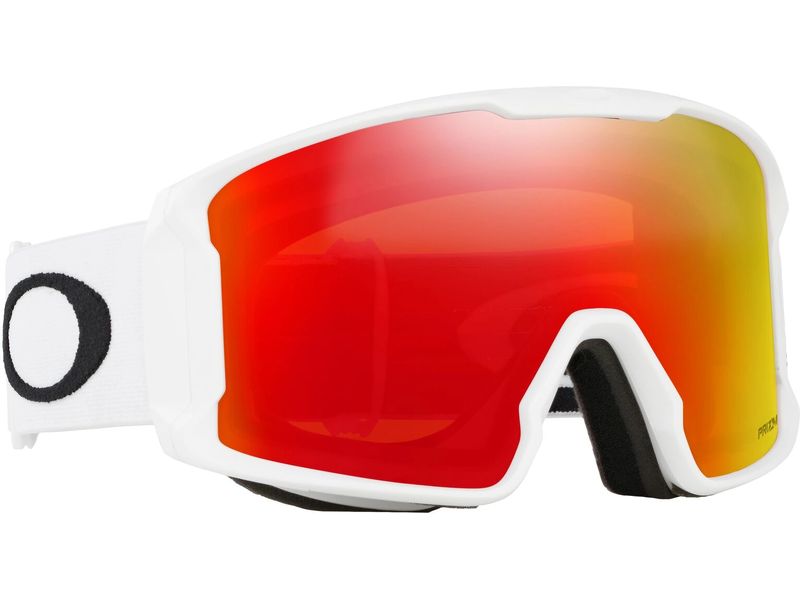 Oakley Skibrille Line Miner L Weiss / Rot Skibrille