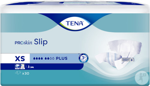 Tena Proskin Slip Plus Incontinence Urinaire Taille XS 30 Pièces
