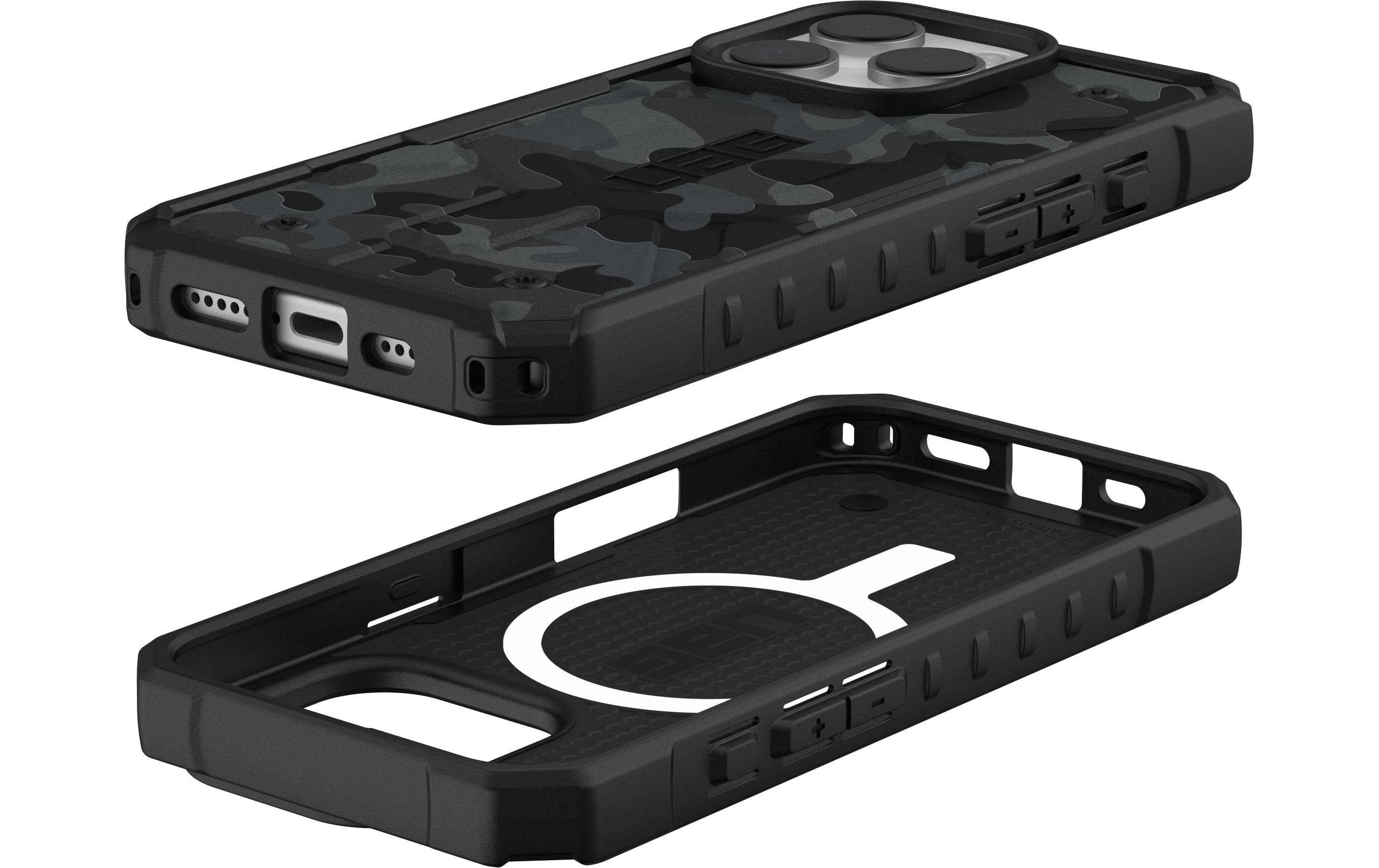 Back Cover Pathfinder SE Mag iPhone 16 Pro Midnight CamoSchutzhülle für das Apple iPhone 16 Pro