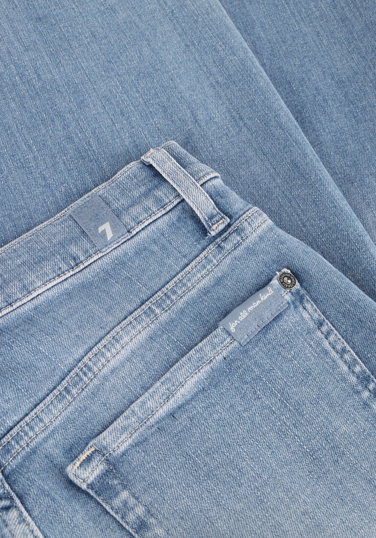 lichtblauwe 7 for all mankind wide jeans modern dojo bloom