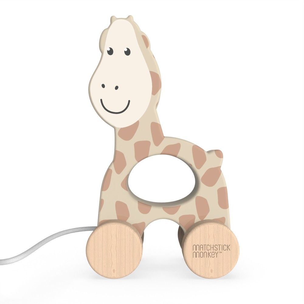 Matchstick Monkey Holz-Nachzieh-Spielzeug