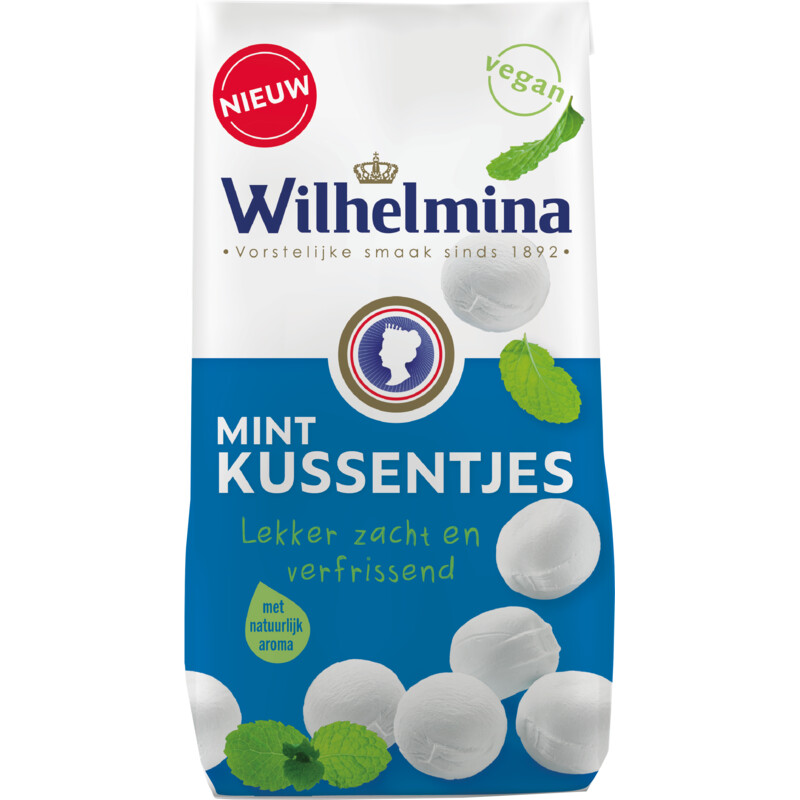 Wilhelmina Mint kussentjes