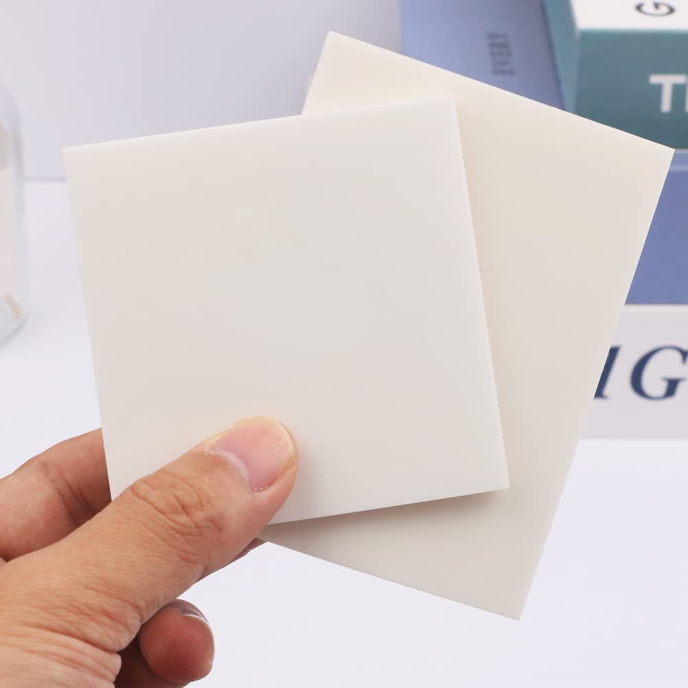 (75x75mm) Wasserfeste Haftnotizen Wiederbeschreibbare Sticky Notes Zettelblock 50 Blatt Blanco - Transparent