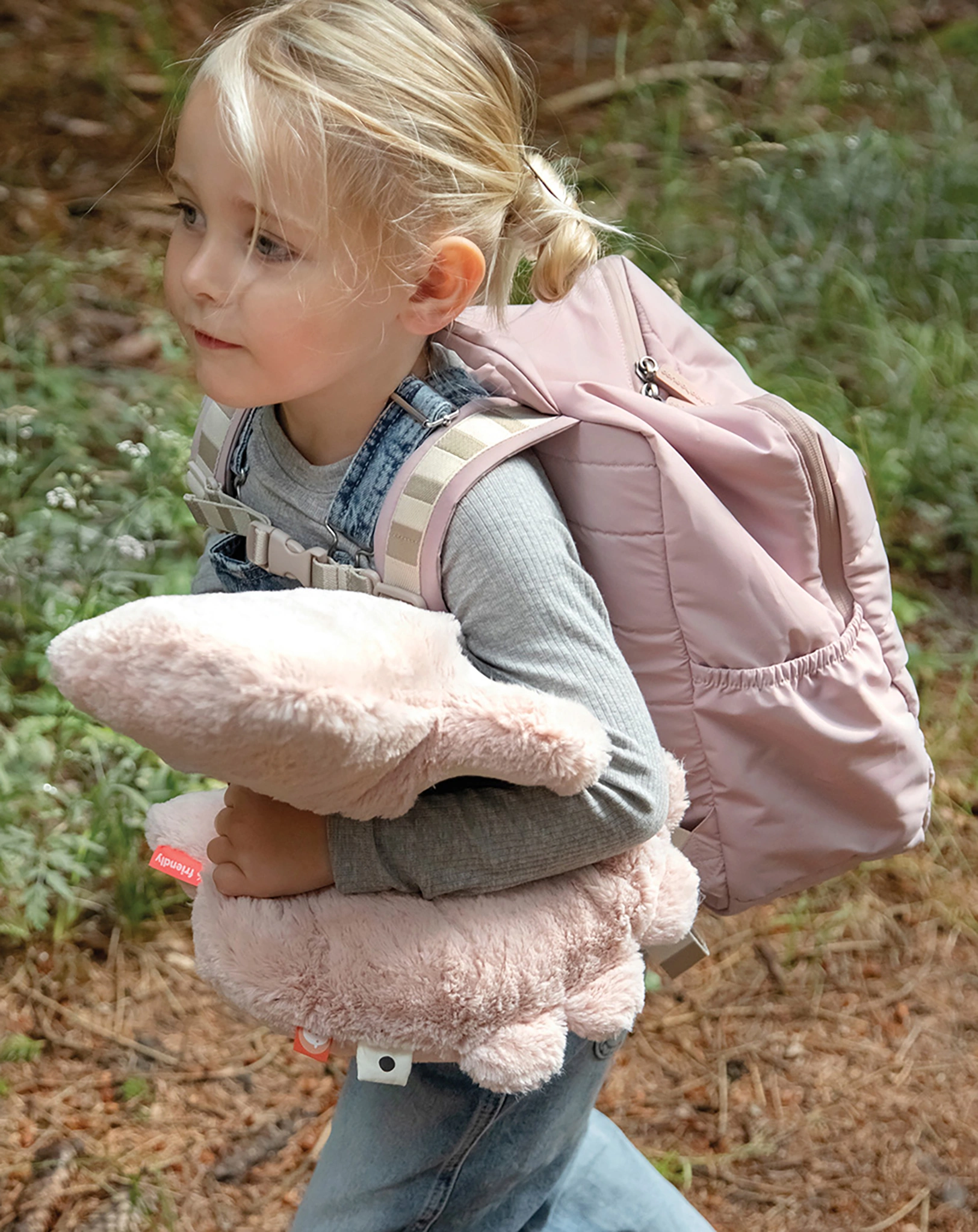 Kinderrucksack CROCO (32x25x12) gesteppt in grün