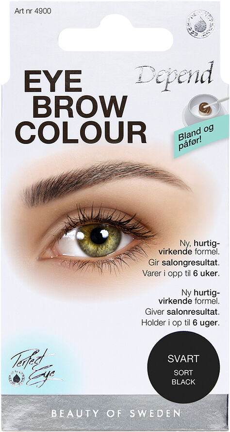 Depend Eyebrow colour Black