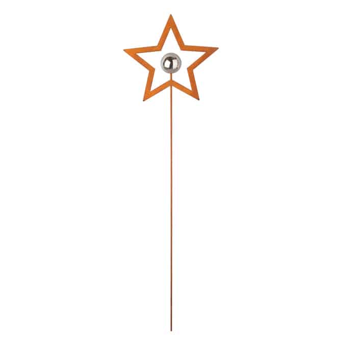 Pflanzenstecker Sternsilhouette - ca. 22 x 5 x 90 cm