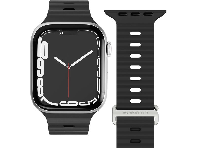 Vonmählen Wave Band 2 Apple Watch 42/44/45/49 mm Black Armband für Apple Watch 42/44/45/49 mm