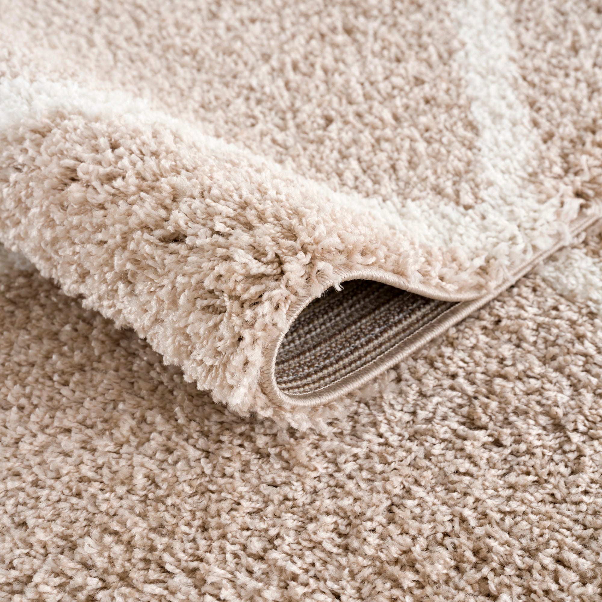 Sanat Hochflor-Teppich »Madrid« rechteckig 30 mm Höhe Wohnzimmer, Langflor, Shaggy Teppich