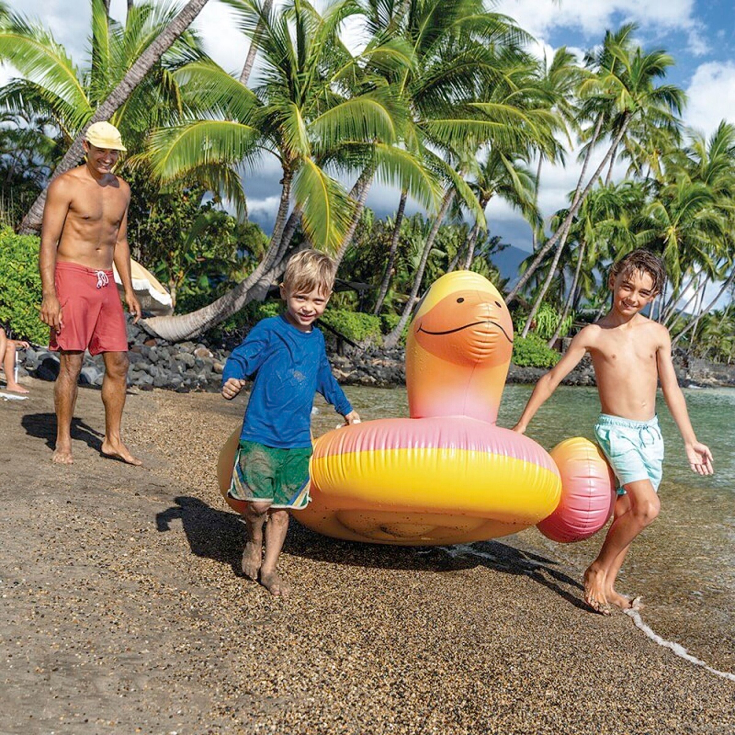 Intex Schwimmtier Ente Ride-on