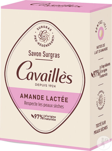 Rogé Cavaillès Savon Surgras Amande Lactée Peaux Sèches 100g
