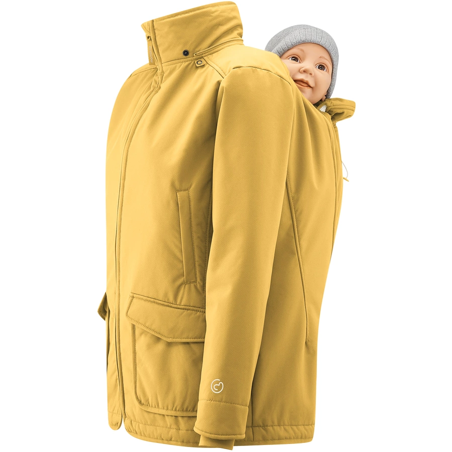 mamalila Allwetter-Tragejacke Cosy Allrounder senf