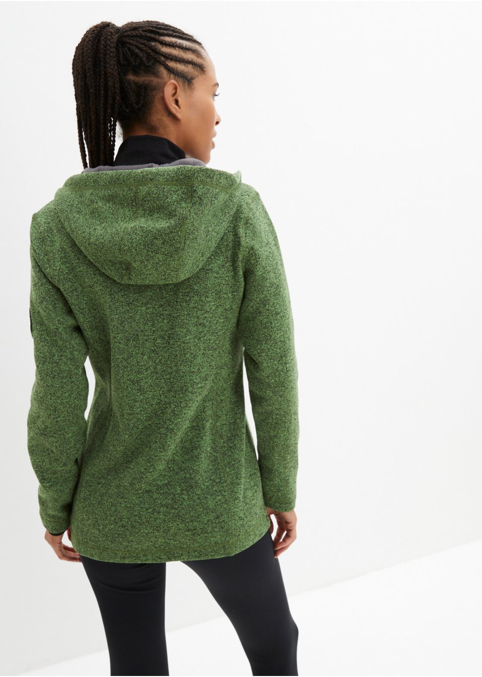 Veste en maille polaire à capuche