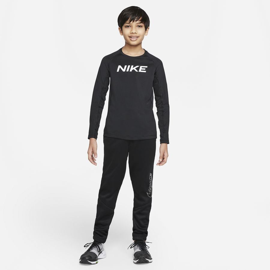 Nike Pro Maillot d'Entraînement Dri-FIT - Noir/Blanc Enfant