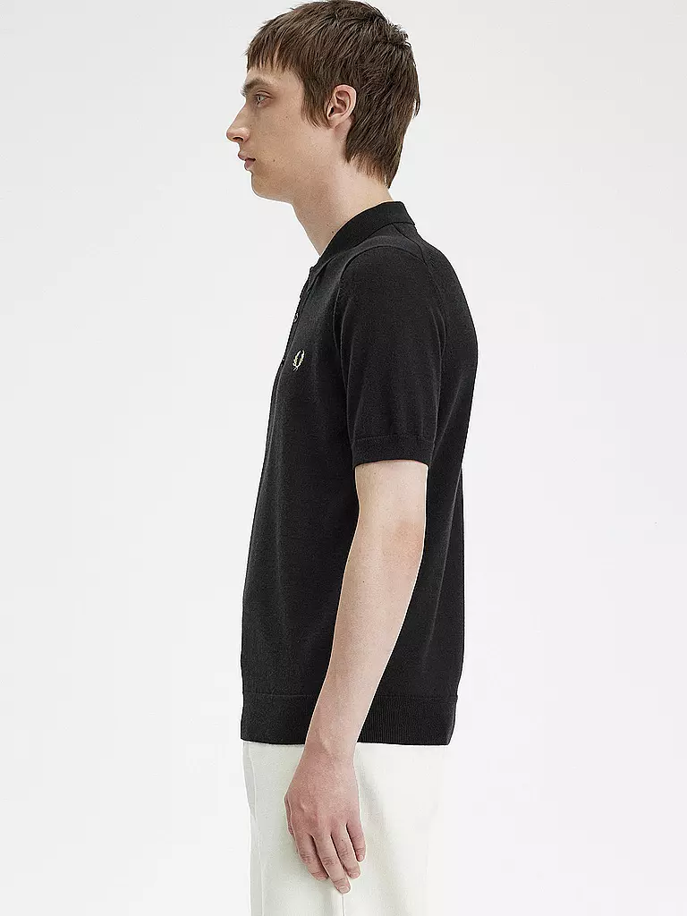FRED PERRY Poloshirt schwarz