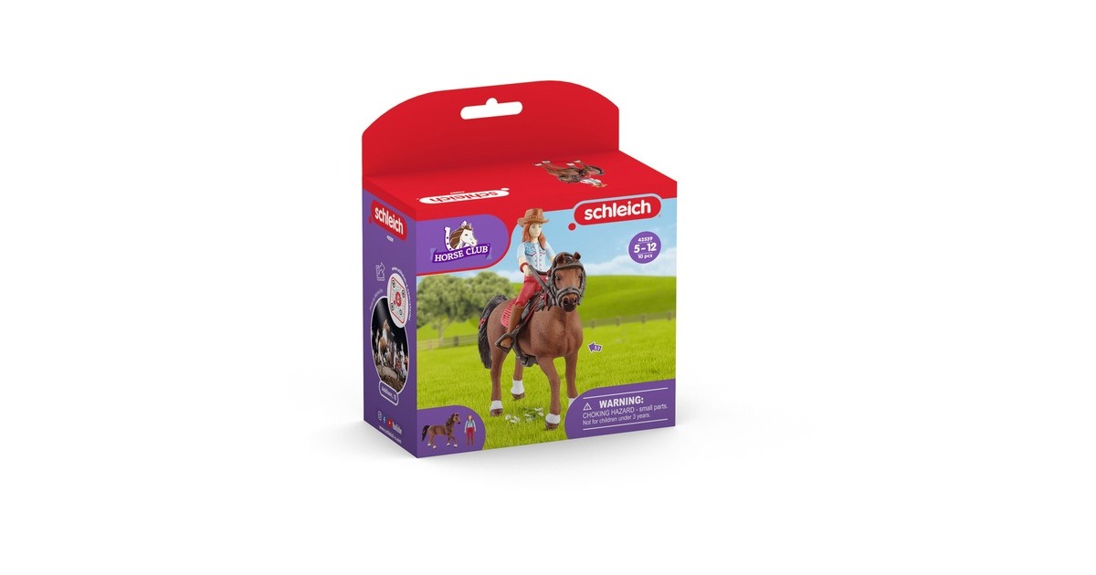 SchleichHorse Club - Hannah & Cayenne speelfiguur  (42539)