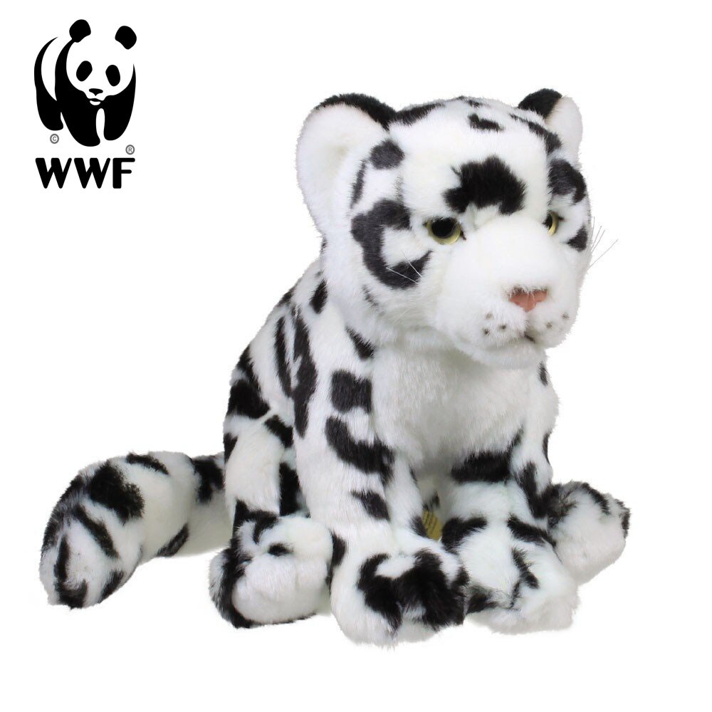 WWF Plüschtier Schneeleopard (weich, 19cm) Kuscheltier Stofftier