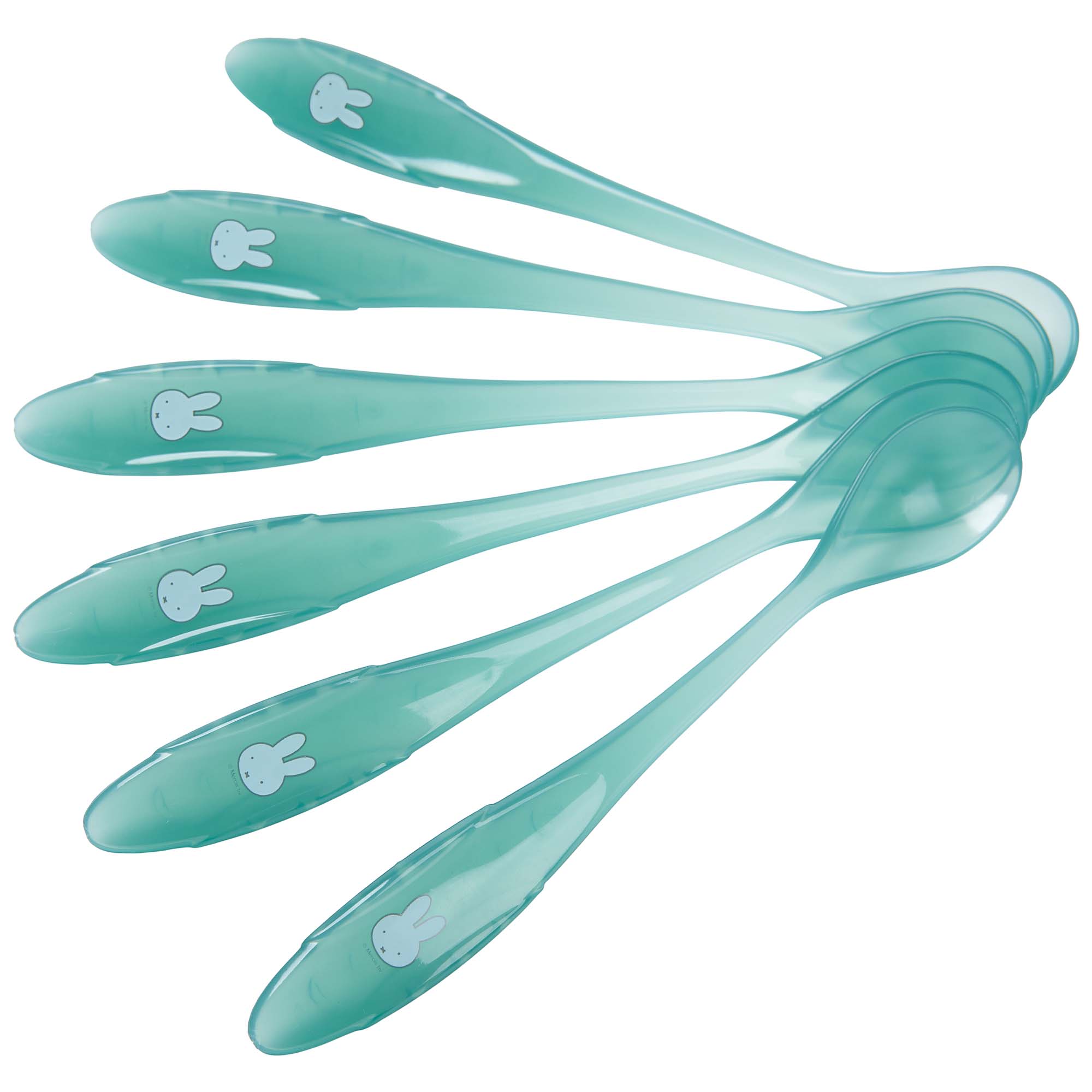 Koko Nijntje baby lepeltjes - 6 stuks mint