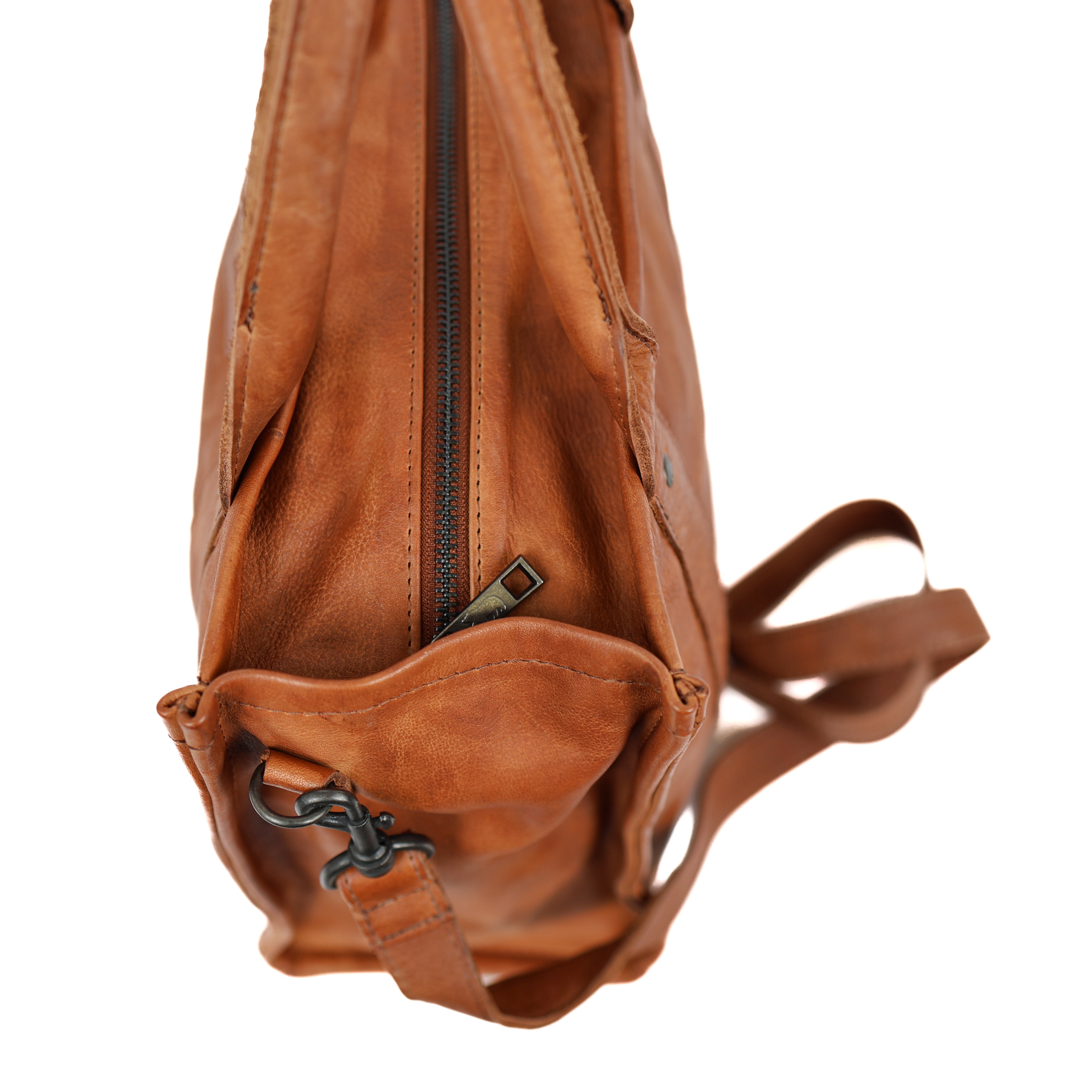 Tote bag 'Pepe' L cognac Cognac