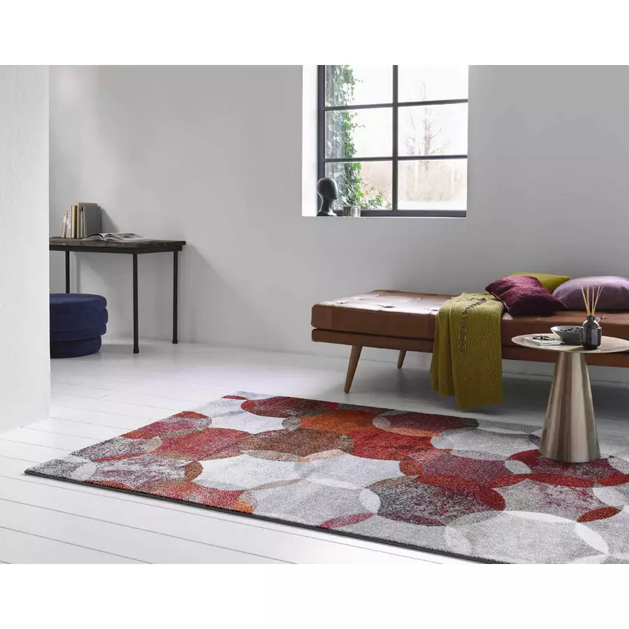 Esprit Kurzflorteppich Modernina rot
