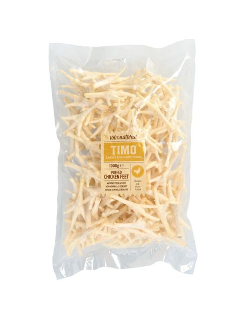 Timo Kippenpoten Gepoft - Hondensnacks - 1 kg