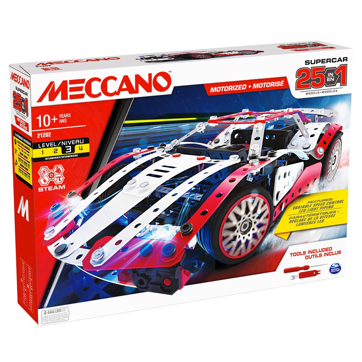 Meccano - 25 Modèles Motorisés Supercar