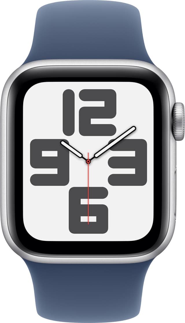 Apple Watch SE 2nd Gen 44mm LTE (Silver Alu/Denim sport band M/L)
