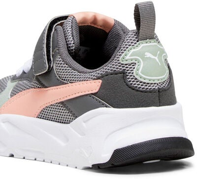 Puma Trinity AC PS Joggesko, Concrete Gray/Poppy Pink/Cool Dark Gray