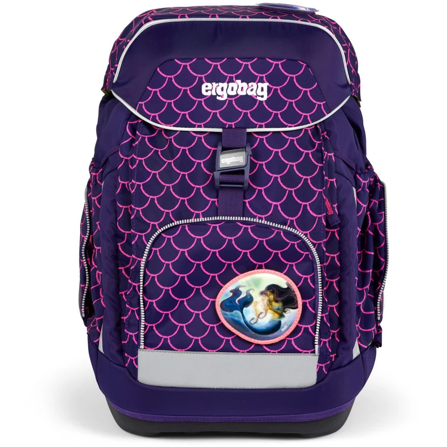 Ergobag Maxi Lumi - Schulrucksack Set 6tlg. Modell 2024 PerlentauchBär