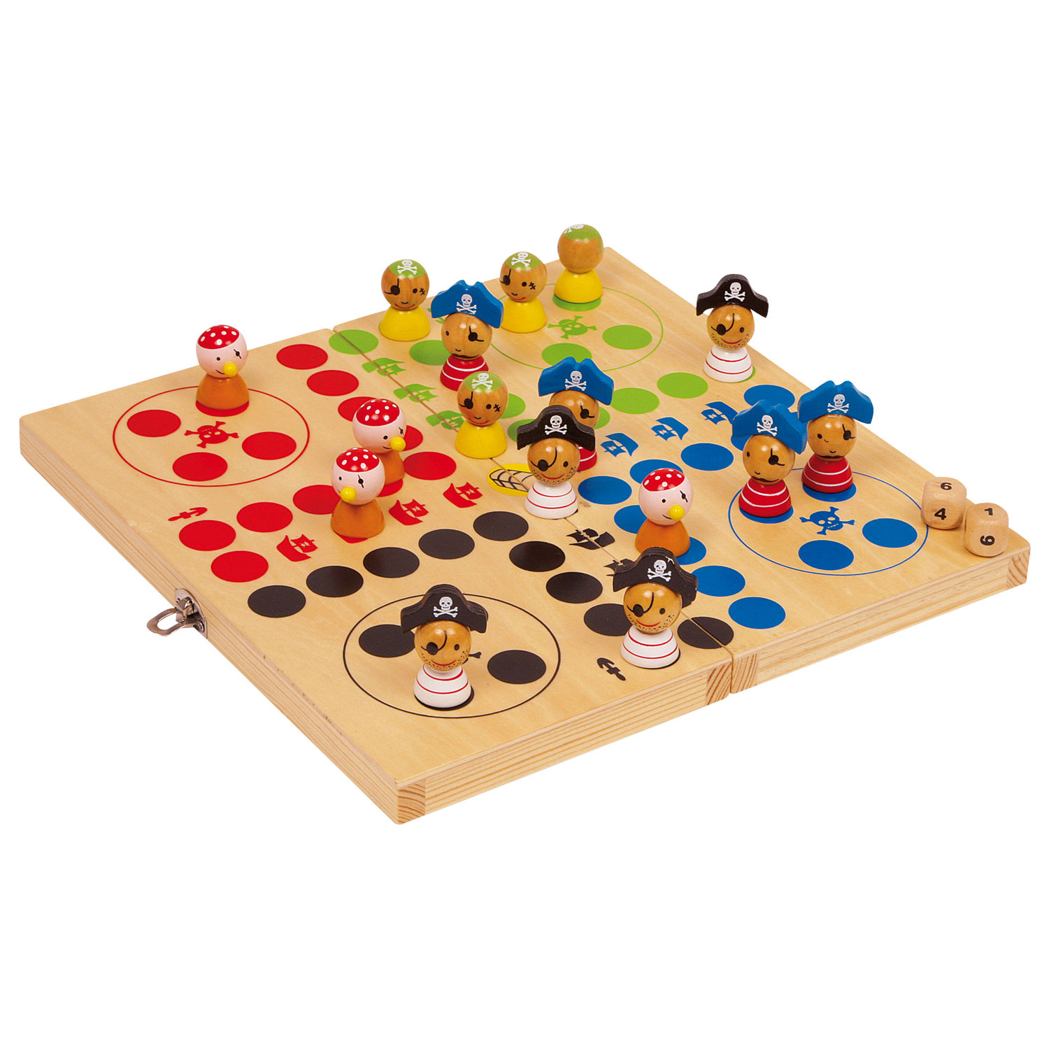 Small Foot-Houten Ludo Pirateneiland
