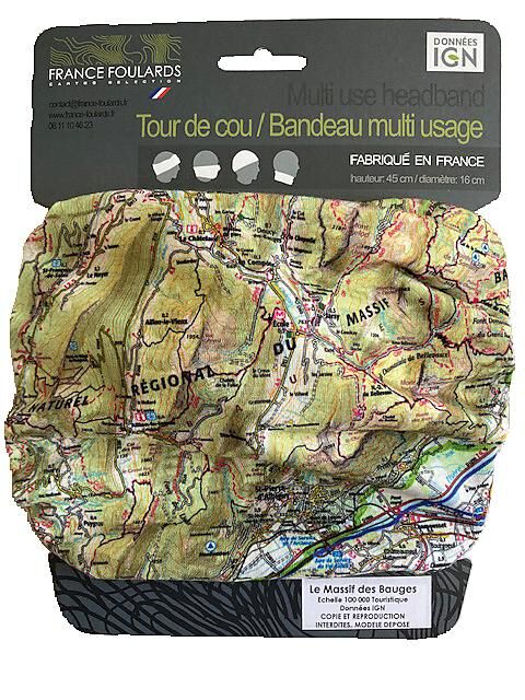 FRANCE FOULARDS - TOUR DE COU MASSIF DES BAUGES