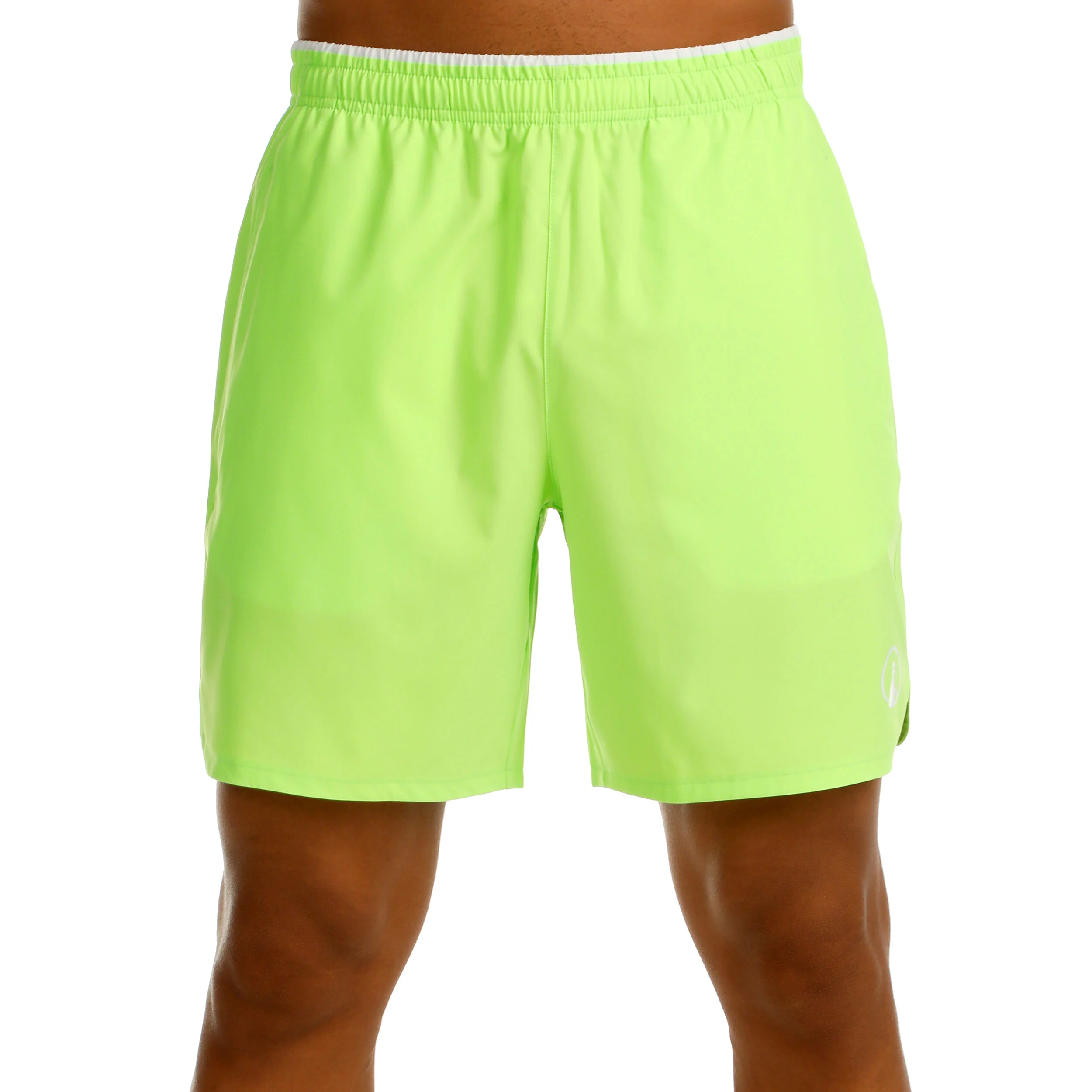 Quiet Please Wild Slam Shorts Hommes - Vert Fluo , Blanc