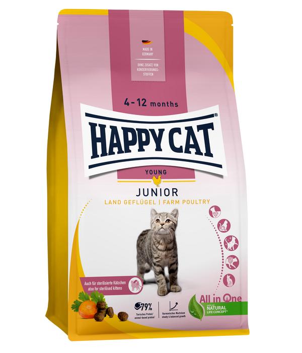 Happy Cat Trockenfutter für Katzen Young