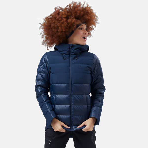 Doudoune randonnée ODLO JKT INS SEVERIN N-THERMIC HOOD W DARK SAPPHIRE