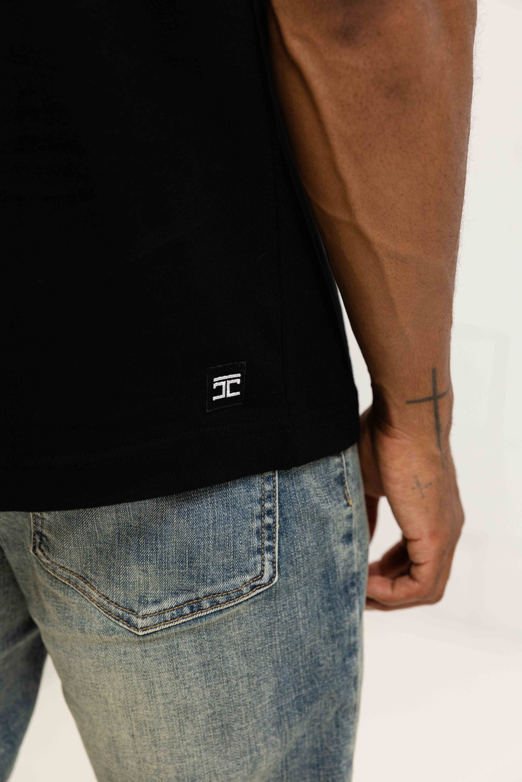 Jorcustom Broken World Loose Fit T-Shirt Heren Zwart