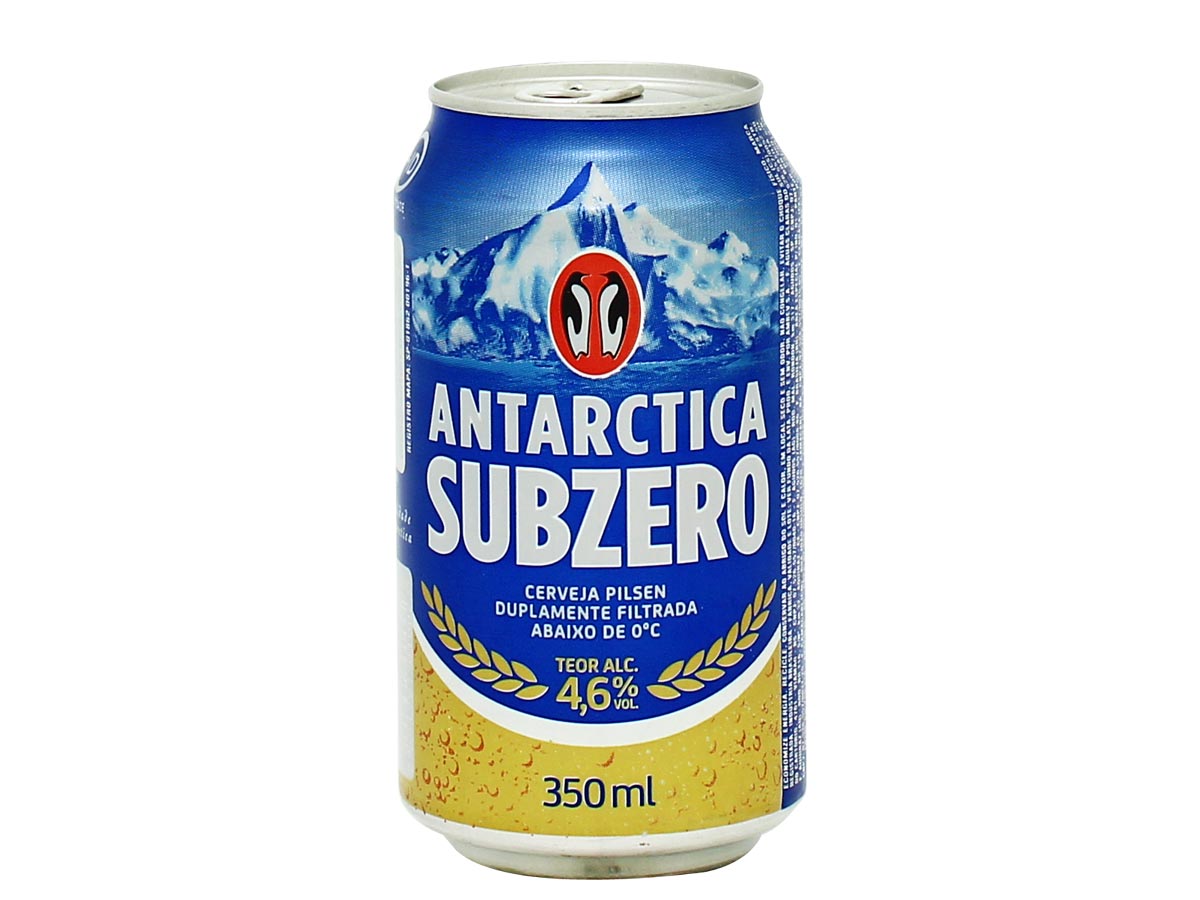 CERVEJA ANTARCTICA SUBZERO LATA BRASIL 0.35L
