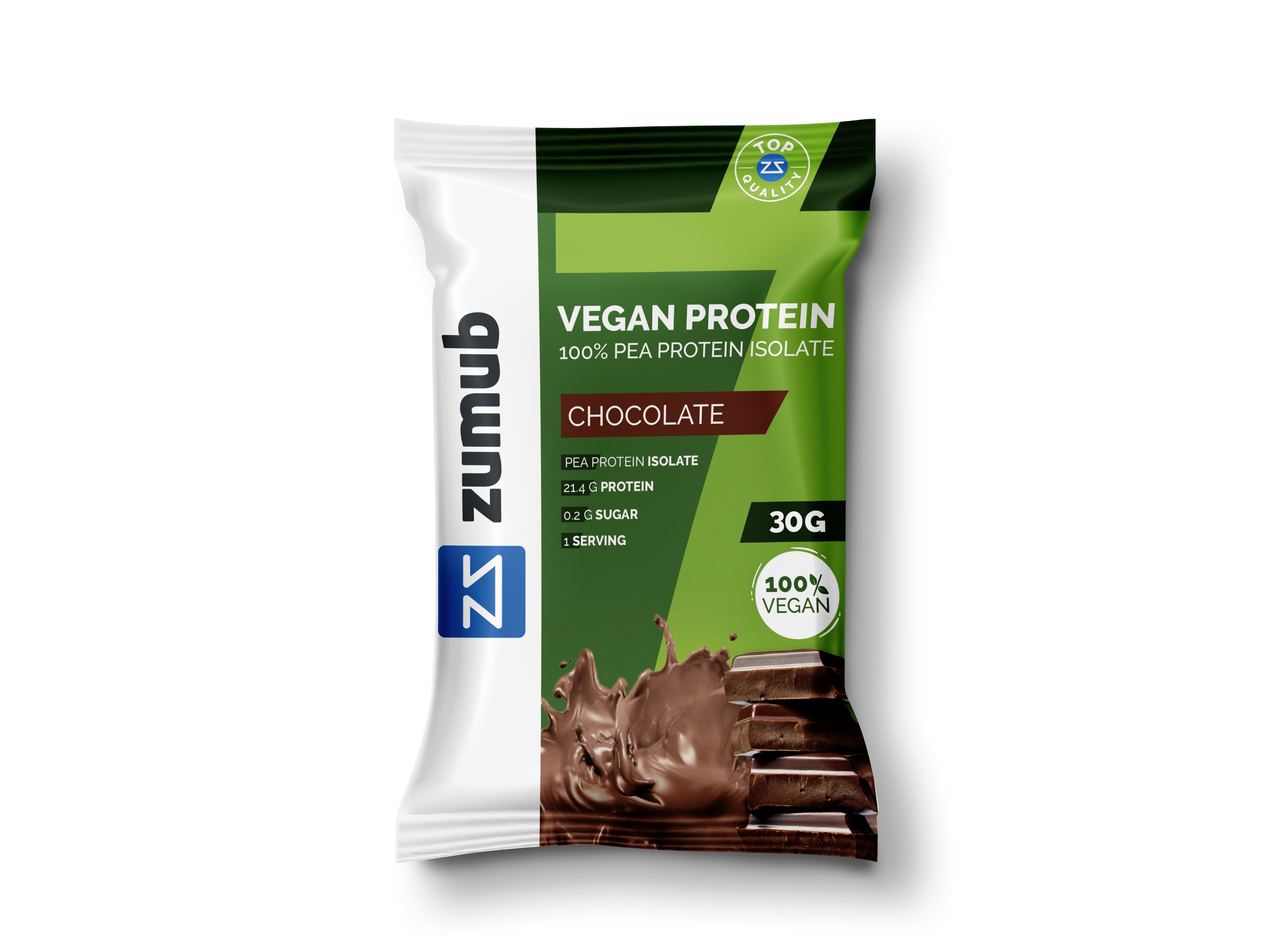 PROTEINA VEGAN ZUMUB CHOCOLATE 30G