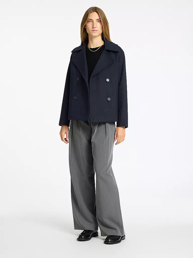SELECTED FEMME Wolljacke SLFALMA dunkelblau