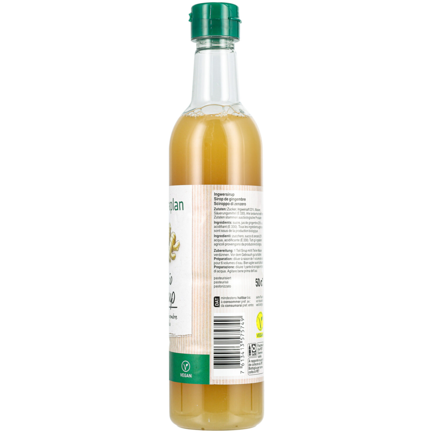Naturaplan Bio Ingwer Sirup -50cl