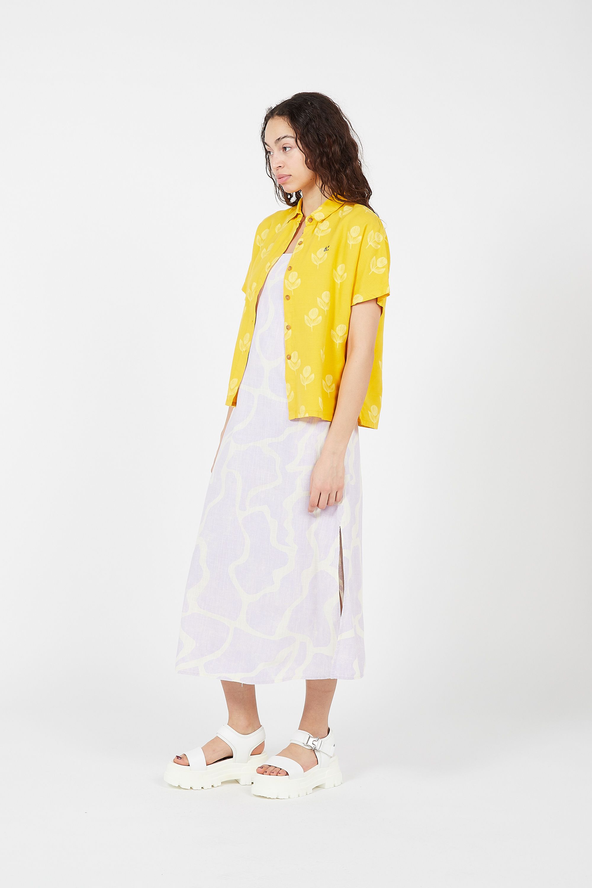 BOBO CHOSES Chemise Bloom Jaune