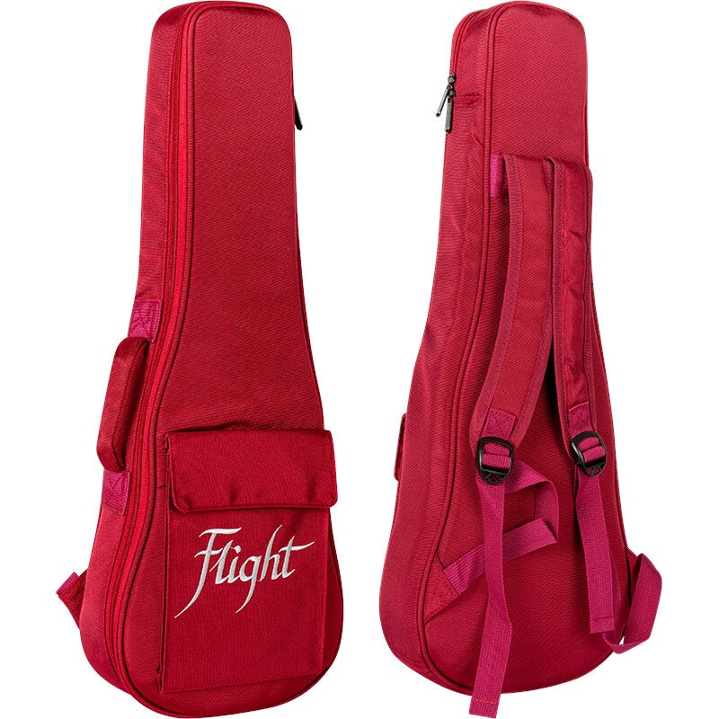 Flight Peter Moss Signature Moonburst Stain elektrisch-akoestische concert ukelele met deluxe gigbag