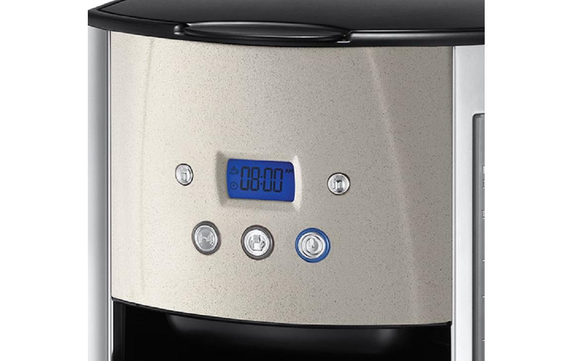 Filterkaffeemaschine Luna Stone Silber/SteingrauDigitale Glas-Kaffeemaschine