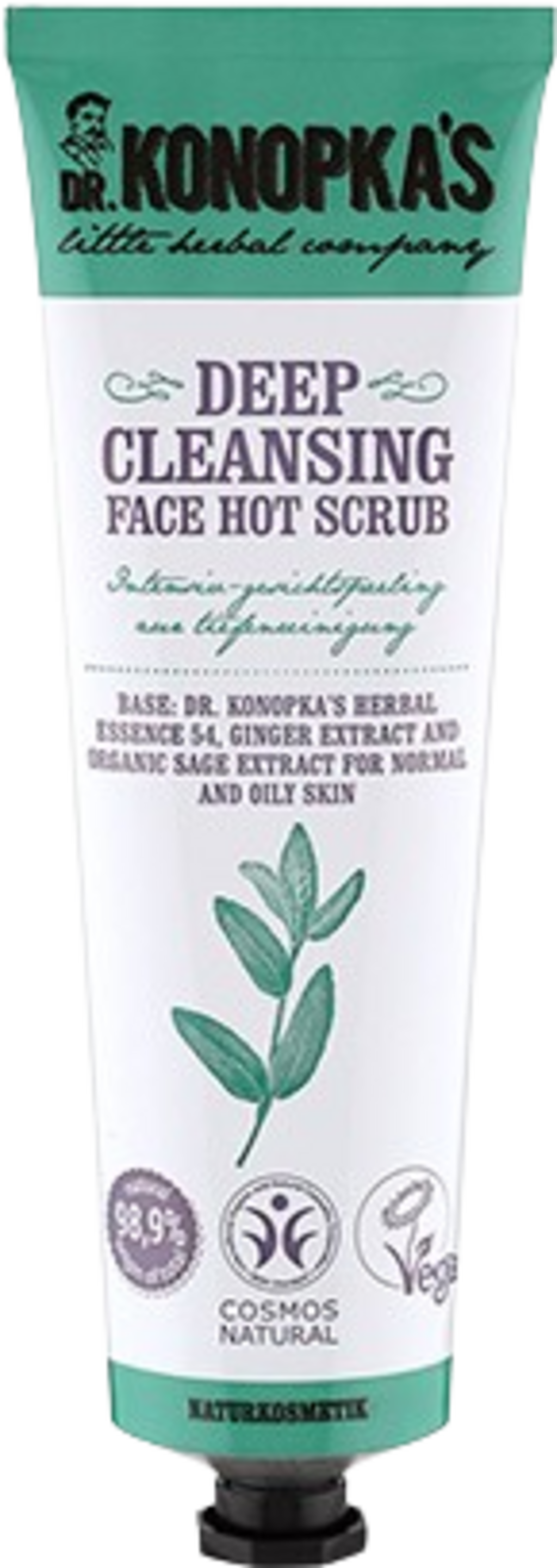Dr. KONOPKA'S  Deep Cleansing Face Hot Scrub, 75 ml