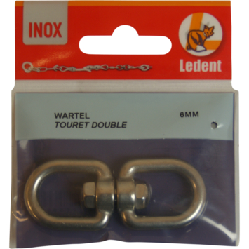 Wartel RVS 6 mm