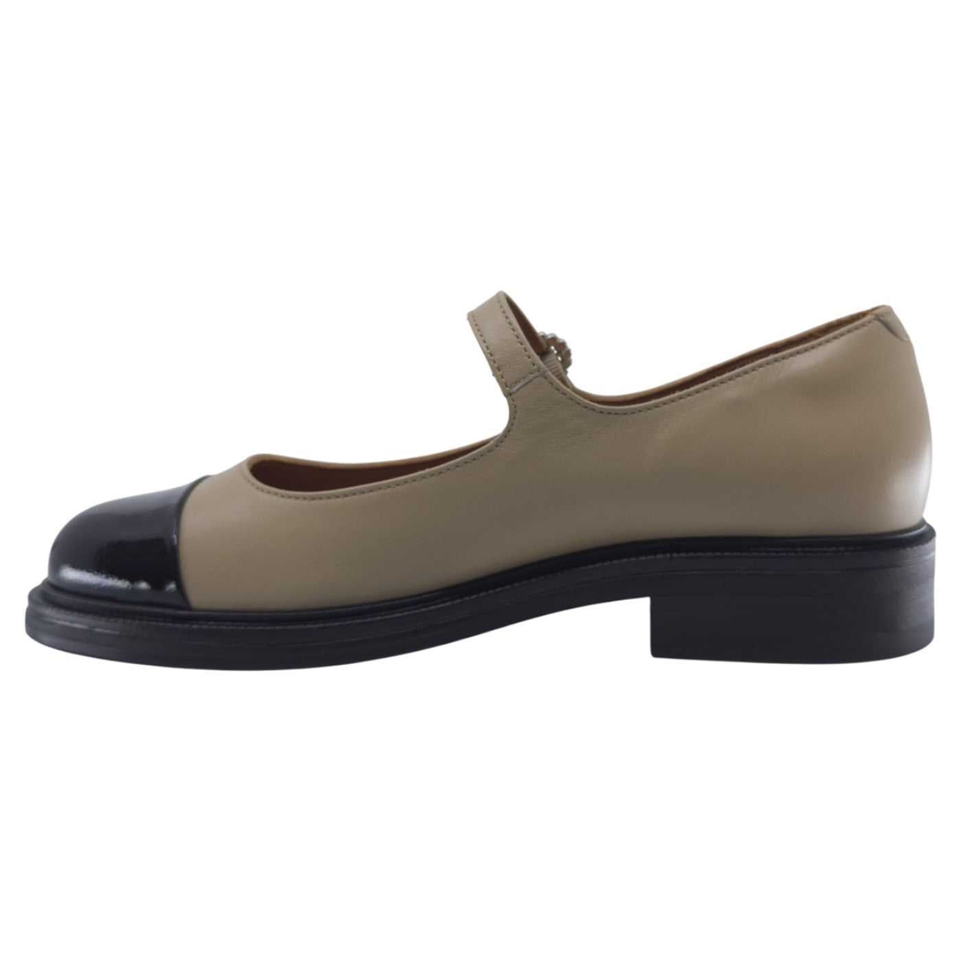 Mary Jane Loafers, kvinder, beige