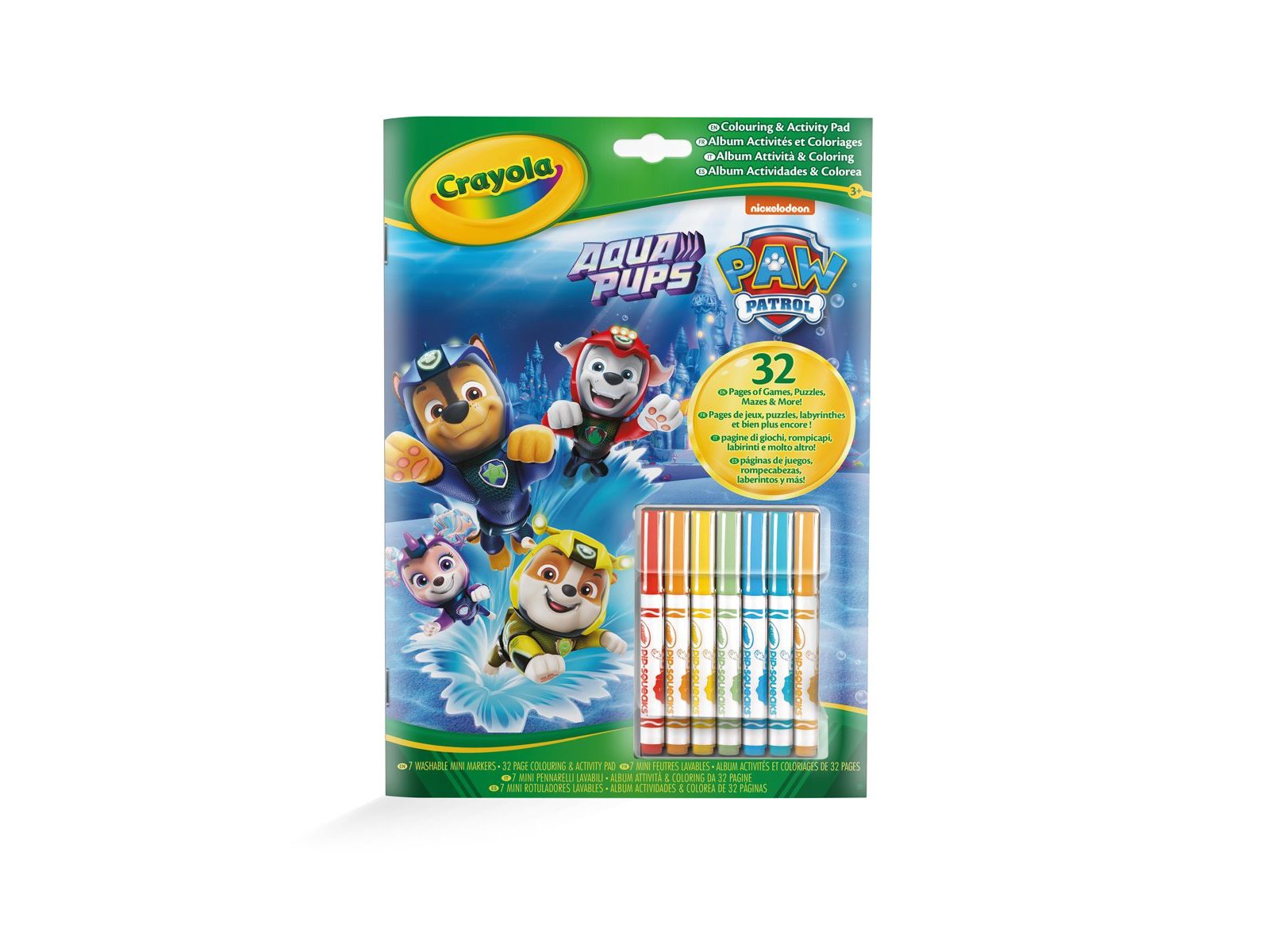 CONJUNTO CRIATIVO CRAYOLA - LIVRO DE ATIVIDADES PATRULHA PATA